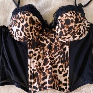 Leopard Print Bustier